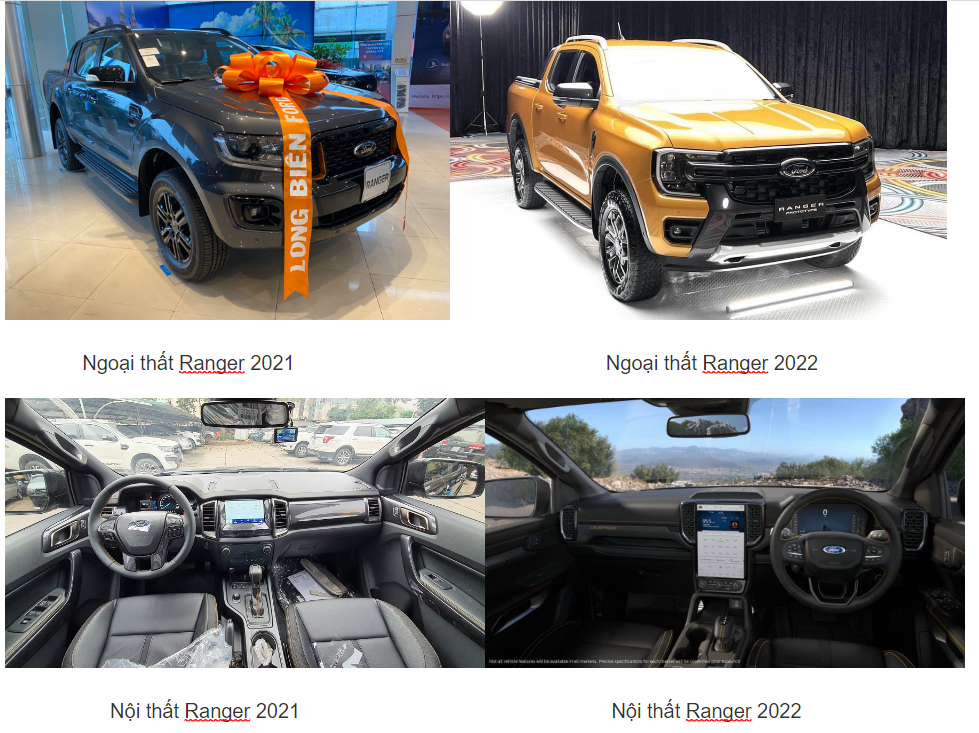 so-sanh-ngoai-that-noi-that-ford-ranger-2021-2022